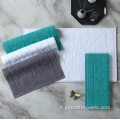 tappetini da bagno non slip di cotone jacquard